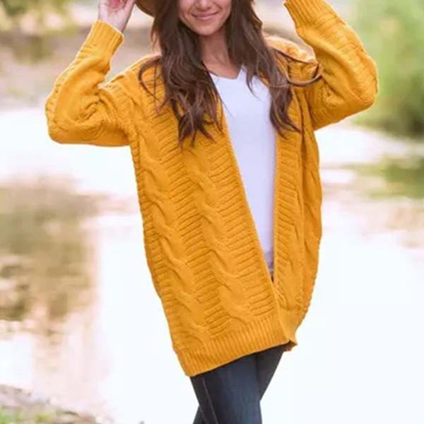 long sleeve knitted autumn winter warm oversized twist cardigans female outwear jumper haut femme women cardigan loose sweater, White;black
long sleeve knitted autumn winter warm oversized twist cardigans female outwear jumper haut femme women cardigan loose sweater, White;black