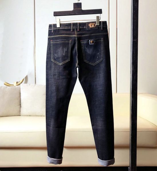 mens jeans fends fashion high end trend trousers street hip hop rock hole letter embroidery outdoor motorcycle personality cowboy pants, Blue
mens jeans fends fashion high end trend trousers street hip hop rock hole letter embroidery outdoor motorcycle personality cowboy pants, Blue