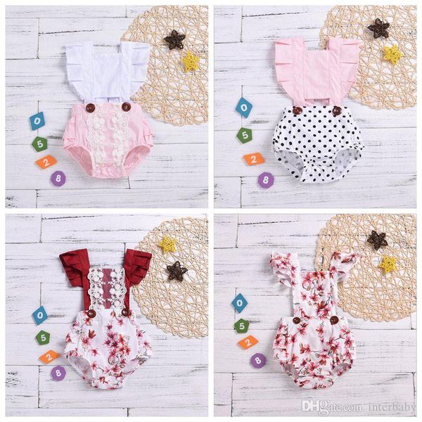 kids designer clothes infant girls summer rompers toddler dot lace jumpsuits baby cartoon fly sleeved rompers cotton bodysuit romper tlyp360, Blue 
kids designer clothes infant girls summer rompers toddler dot lace jumpsuits baby cartoon fly sleeved rompers cotton bodysuit romper tlyp360, Blue