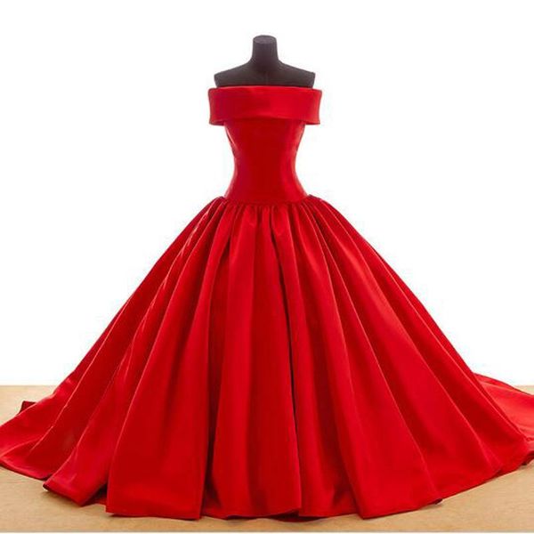 formal design strapless ball gown satin pleated red wedding dress lace up back robe de mariage good quality, White
formal design strapless ball gown satin pleated red wedding dress lace up back robe de mariage good quality, White