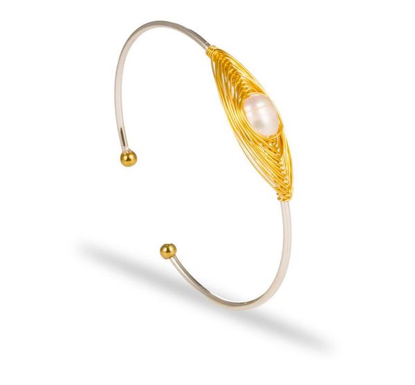 wedding pearl bangle bracelet for women big hole big round bead bracelets women silver jewelry creative gift for christmas day, Golden;silver
wedding pearl bangle bracelet for women big hole big round bead bracelets women silver jewelry creative gift for christmas day, Golden;silver