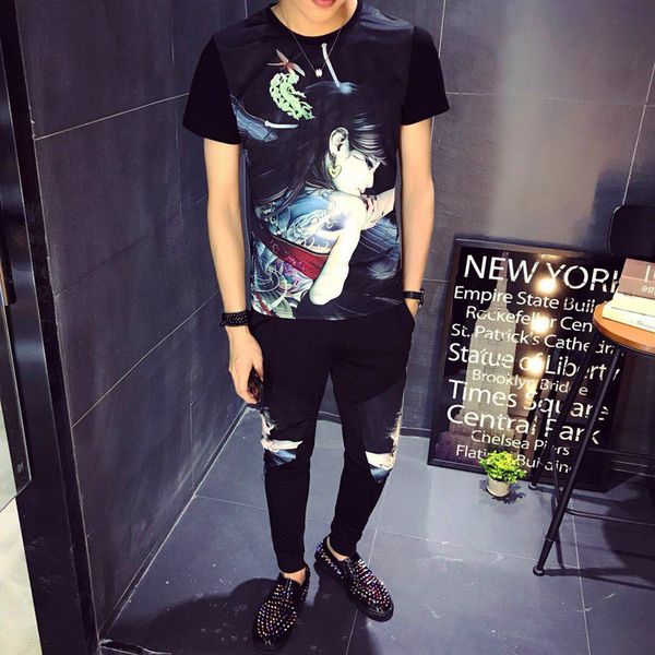2019 summer fashion printing short sleeve round neck chandal hombre male suit easy men sets t-shirts 2 pieces sets tracksuit men, Gray
2019 summer fashion printing short sleeve round neck chandal hombre male suit easy men sets t-shirts 2 pieces sets tracksuit men, Gray