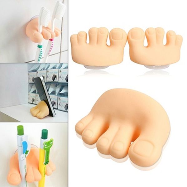 cute mini toe toothbrush holder box hanging suction cup bathroom storage rack toothpaste storage holder bathroom wash supplies vt0357
cute mini toe toothbrush holder box hanging suction cup bathroom storage rack toothpaste storage holder bathroom wash supplies vt0357