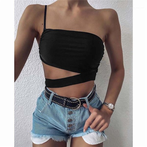 hollow out camis casual solid color skinny camis femmes clothing women designer panelled camis one-shoulder, White
hollow out camis casual solid color skinny camis femmes clothing women designer panelled camis one-shoulder, White