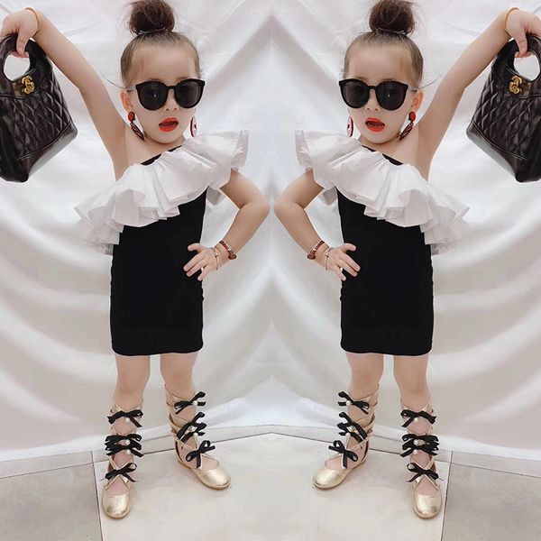 summer girls vest dress baby hip dress kids vestidos children streetwear clothes ruffles one shoulder 2 to 12 yrs, Red;yellow
summer girls vest dress baby hip dress kids vestidos children streetwear clothes ruffles one shoulder 2 to 12 yrs, Red;yellow