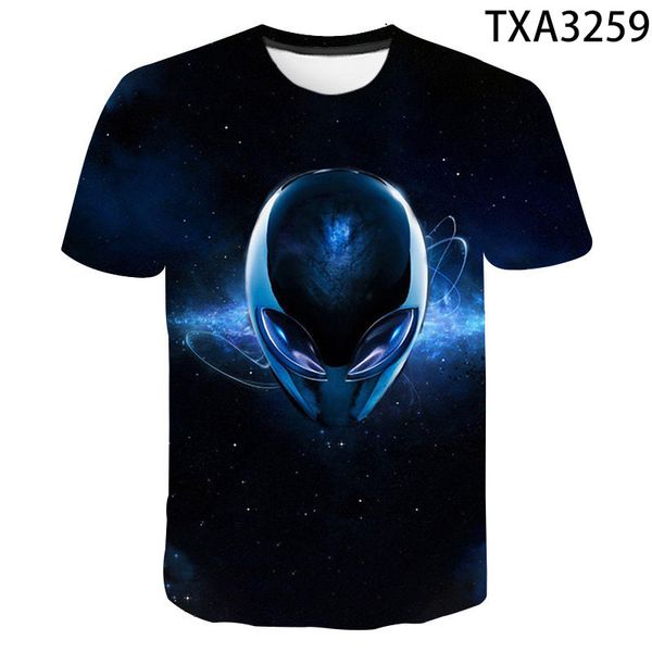 2020 new men's and women's casual alien3d printed comfortable cool children's clothing summer quick-drying wild t-shirt, White;black
2020 new men's and women's casual alien3d printed comfortable cool children's clothing summer quick-drying wild t-shirt, White;black