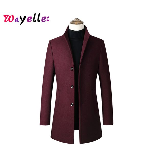 2019winter men's casual wool trench coat fashion business long thicken slim overcoat jacket male brand clothes, Black
2019winter men's casual wool trench coat fashion business long thicken slim overcoat jacket male brand clothes, Black