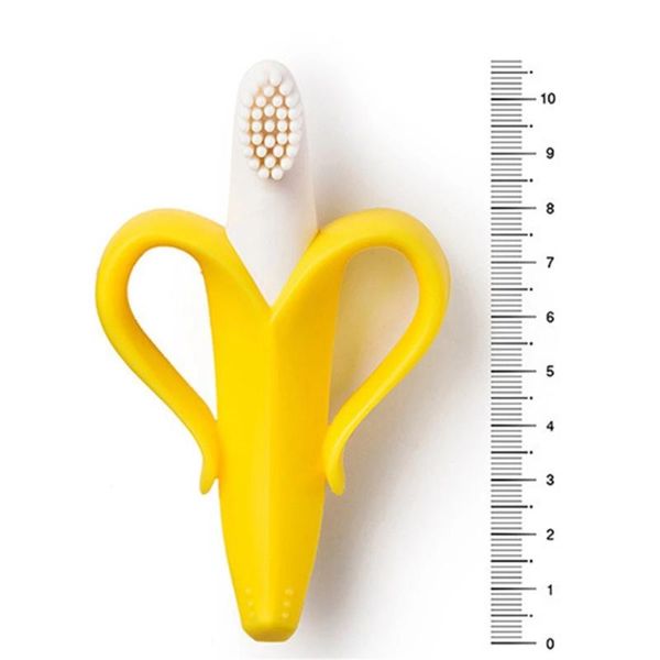 baby silicone training toothbrush bpa banana shape safe toddle teether chew toys teething ring gift for infant baby chewing
baby silicone training toothbrush bpa banana shape safe toddle teether chew toys teething ring gift for infant baby chewing