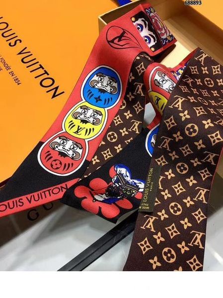 designer brand new 6*120cm printed small rectangular headband, with brand silk scarf and tie ribbon and accessories, del, Blue;gray
designer brand new 6*120cm printed small rectangular headband, with brand silk scarf and tie ribbon and accessories, del, Blue;gray
