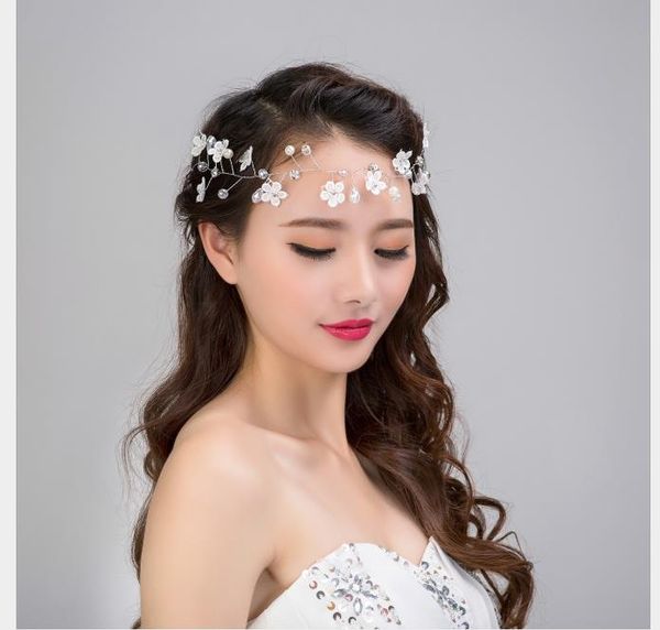 bride handmade headdress lace flower head flower handmade pearl wedding hairdress, Slivery;golden
bride handmade headdress lace flower head flower handmade pearl wedding hairdress, Slivery;golden