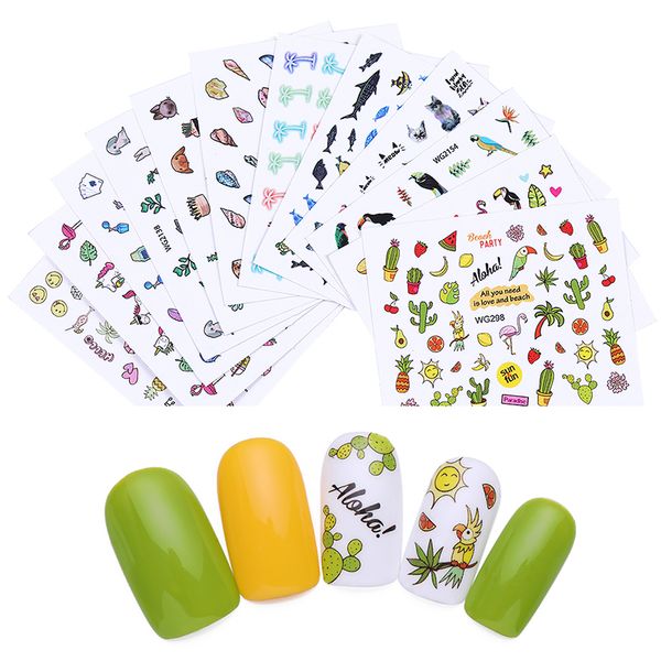 1 sheet 6.3 * 5.2cm nail water decals animal nail art transfer stickers diy manicure decoration for summer, Black
1 sheet 6.3 * 5.2cm nail water decals animal nail art transfer stickers diy manicure decoration for summer, Black