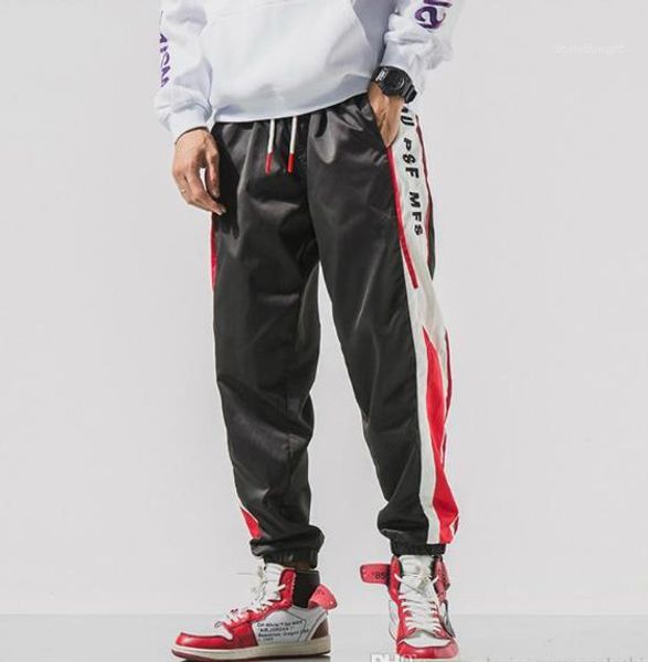 long mens pencil pants fashion drawstring mens trousers male clothing patchwork color mens pants autumn loose, Black
long mens pencil pants fashion drawstring mens trousers male clothing patchwork color mens pants autumn loose, Black
