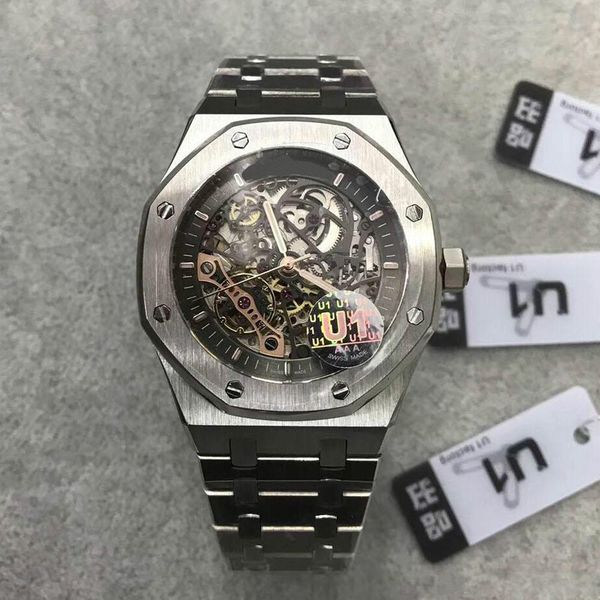 2019 new watch arrived automatic mens watch royal oak 15407st.oo.1220st.01 series 41mm skeleton dial multi-color mens wristwatch, Slivery;brown
2019 new watch arrived automatic mens watch royal oak 15407st.oo.1220st.01 series 41mm skeleton dial multi-color mens wristwatch, Slivery;brown