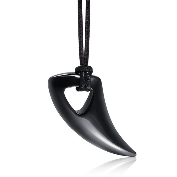 black color fashion men's horn pendant necklace stainless steel link chain necklace jewelry gift for men boys j030, Silver
black color fashion men's horn pendant necklace stainless steel link chain necklace jewelry gift for men boys j030, Silver