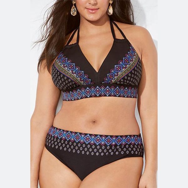 plus size swimwear 4xl halter bikinis push up bathing suit women two piece swimsuit high waist bikini set retro print, White;black
plus size swimwear 4xl halter bikinis push up bathing suit women two piece swimsuit high waist bikini set retro print, White;black