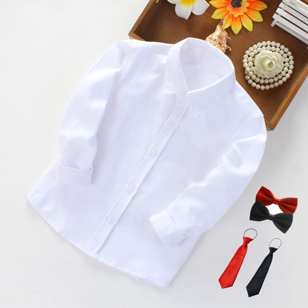 children's long-sleeved men women children's performance white white shirt wear summer school uniform small in the big shirt, White;black
children's long-sleeved men women children's performance white white shirt wear summer school uniform small in the big shirt, White;black