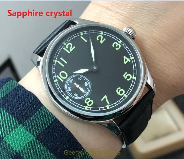 sapphire crystal 44mm geervo asian 6497 17 jewels mechanical hand wind movement men's watch luminous mechanical watches gr261-g8, Slivery;brown
sapphire crystal 44mm geervo asian 6497 17 jewels mechanical hand wind movement men's watch luminous mechanical watches gr261-g8, Slivery;brown