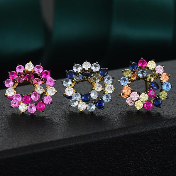 godki 18mm round circle stud earrings for women wedding cubic zircon cz dubai trendy earrings boucle d'oreille femme 2020, Golden;silver
godki 18mm round circle stud earrings for women wedding cubic zircon cz dubai trendy earrings boucle d'oreille femme 2020, Golden;silver