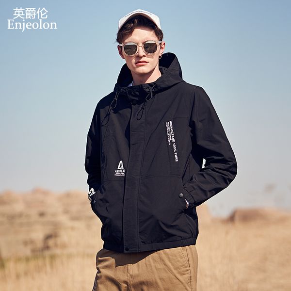 enjeolon jacket men 2019 autmn new fashion letter print casual hooded coat windbreaker thin hip hop jacket jk647, Black;brown
enjeolon jacket men 2019 autmn new fashion letter print casual hooded coat windbreaker thin hip hop jacket jk647, Black;brown