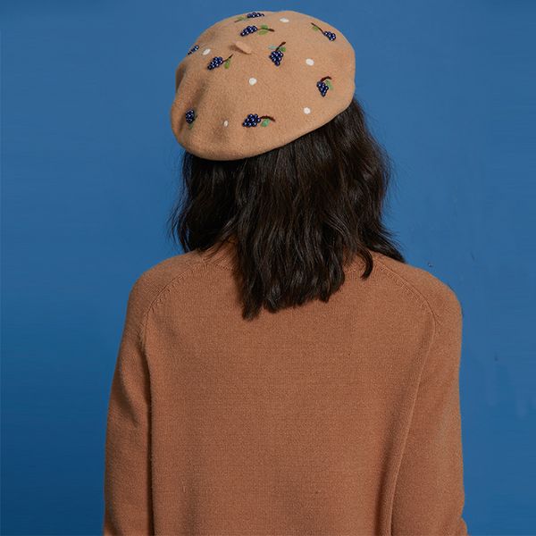 cute grape beading beret cap ladies vogue warm knitted wool hats women autumn winter retro literary style christmas cap handmade, Blue;gray
cute grape beading beret cap ladies vogue warm knitted wool hats women autumn winter retro literary style christmas cap handmade, Blue;gray
