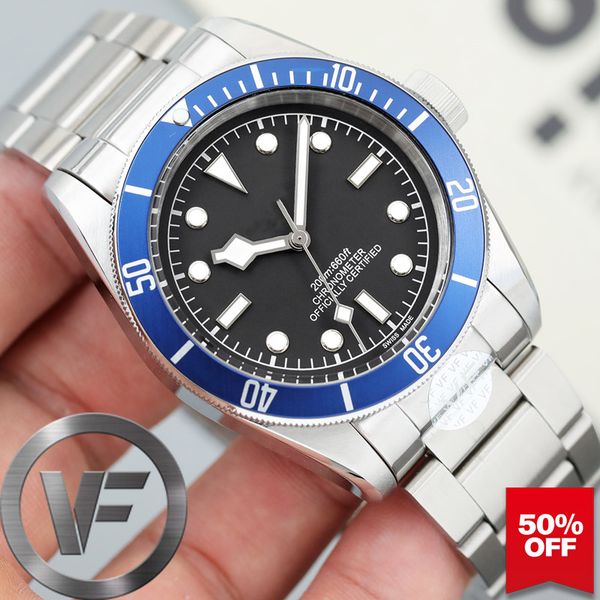vfactory sapphire 2019 black bay mens watch automatic movement ss fashion men mechanical designer men's watches luxury wristwatches, Slivery;brown
vfactory sapphire 2019 black bay mens watch automatic movement ss fashion men mechanical designer men's watches luxury wristwatches, Slivery;brown