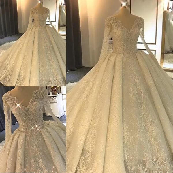Luxuriou long leeve lace wedding dre e 2019 ball gown lace cry tal bridal gown long train lace wedding gown
Luxuriou long leeve lace wedding dre e 2019 ball gown lace cry tal bridal gown long train lace wedding gown
