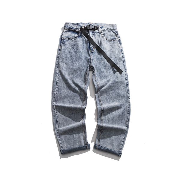 men's jeans camouflage 2021 autumn pants washed personalized belt loose and comfortable youth fashion brand japanese, Blue
men's jeans camouflage 2021 autumn pants washed personalized belt loose and comfortable youth fashion brand japanese, Blue
