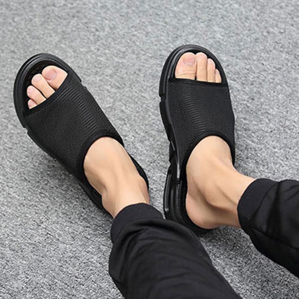 2019 summer shoes men sandals flat men beach sandals soft casual shoes mens holiday slippers black a1253
2019 summer shoes men sandals flat men beach sandals soft casual shoes mens holiday slippers black a1253