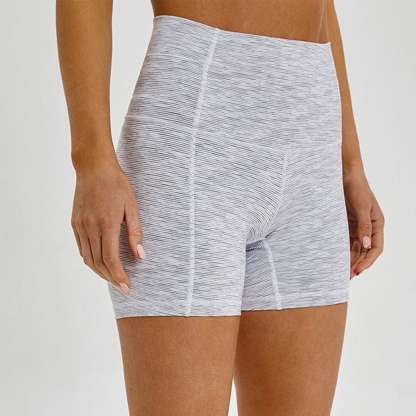 black yoga shorts soft nylon fitness shorts, White;red