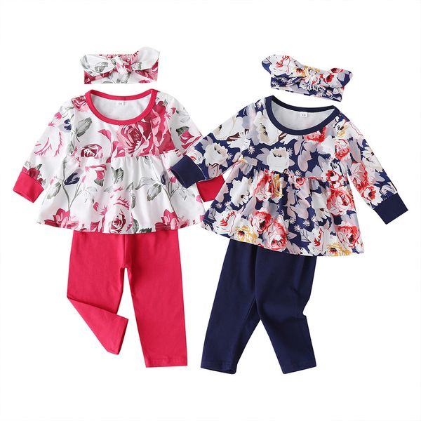 toddler girl clothes cotton floral t shirt pants headband outfits set spring kids dresses for girls o-neck roupa infantil, White
toddler girl clothes cotton floral t shirt pants headband outfits set spring kids dresses for girls o-neck roupa infantil, White