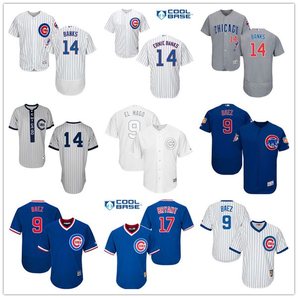 Chicago Custom Cubs Jerseys Javier Baez 9 Anthony Rizzo Kris Bryant 17 Kyle Schwarber Willson Contreras David Bote Jon Lester Sammy Sosa
Chicago Custom Cubs Jerseys Javier Baez 9 Anthony Rizzo Kris Bryant 17 Kyle Schwarber Willson Contreras David Bote Jon Lester Sammy Sosa