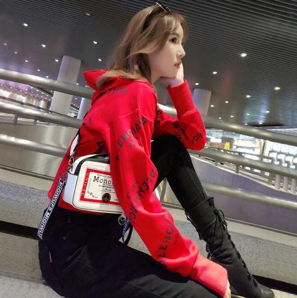 2020 goddess loose short hoodie fall fashion personality high waist coat quality guarantee wholesale, Black
2020 goddess loose short hoodie fall fashion personality high waist coat quality guarantee wholesale, Black