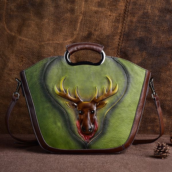 first layer cowhide women shoulder tote vintage embossed bag deer pattern crossbody genuine leather female handle bag
first layer cowhide women shoulder tote vintage embossed bag deer pattern crossbody genuine leather female handle bag