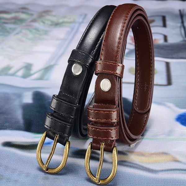 thin women's pu waist women's thin belt leather chain decorative outdoor belt waist seal leisure leather, Black;brown
thin women's pu waist women's thin belt leather chain decorative outdoor belt waist seal leisure leather, Black;brown