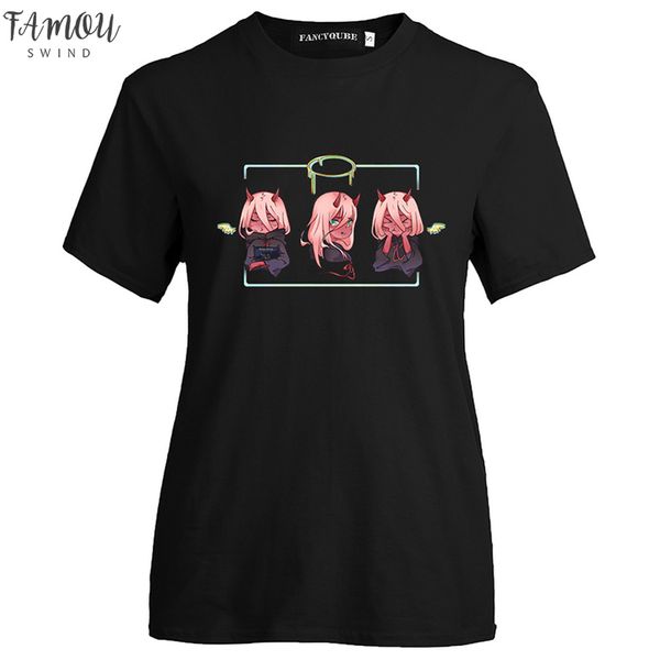 darling letter in the franxx t shirts zero two waifu funny short sleeves anime manga tees clothing pure cotton normal t shirts, White
darling letter in the franxx t shirts zero two waifu funny short sleeves anime manga tees clothing pure cotton normal t shirts, White