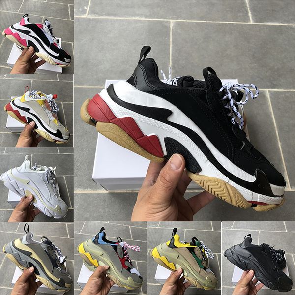 mens black grey black white red beige green yellow triple s luxury designer shoes women black pink casual shoes size 36-45
mens black grey black white red beige green yellow triple s luxury designer shoes women black pink casual shoes size 36-45