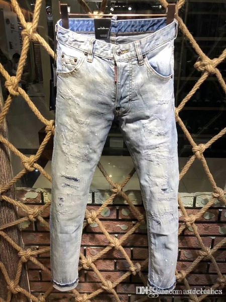mens distressed jeans ripped biker designer jeansslim fit motorcycle biker denim fashion designer pants hip hop mens jeans, Blue
mens distressed jeans ripped biker designer jeansslim fit motorcycle biker denim fashion designer pants hip hop mens jeans, Blue