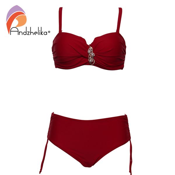 andzhelika plus size swimwear bandeau bikini 2019 solid diamond high waist bikini set swimsuit swim bathing suits ak8091, White;black
andzhelika plus size swimwear bandeau bikini 2019 solid diamond high waist bikini set swimsuit swim bathing suits ak8091, White;black