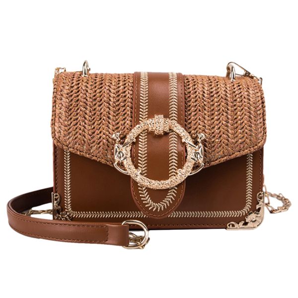 fashion women alloy messenger bags casual pu shoulder bags summer beach weave vacation crossbody bag brown
fashion women alloy messenger bags casual pu shoulder bags summer beach weave vacation crossbody bag brown