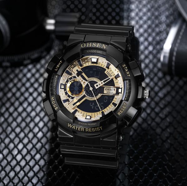 ohsen men sports watches dual display quartz wristwatches men 30m waterproof watches clock relogio masculino, Slivery;brown
ohsen men sports watches dual display quartz wristwatches men 30m waterproof watches clock relogio masculino, Slivery;brown