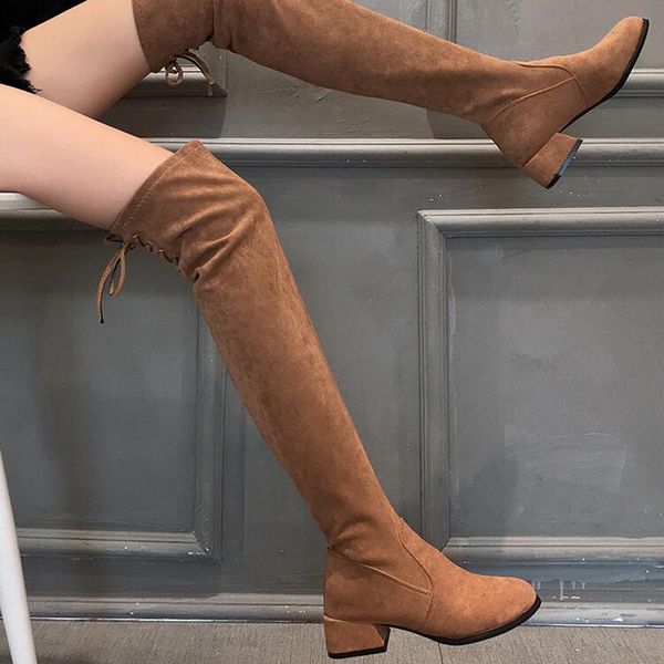 над коленом boots женская обувь женщина сапоги мода на высоких каблуках раунд flock 2020 весна новая дышащий комфортная, Black
над коленом boots женская обувь женщина сапоги мода на высоких каблуках раунд flock 2020 весна новая дышащий комфортная, Black