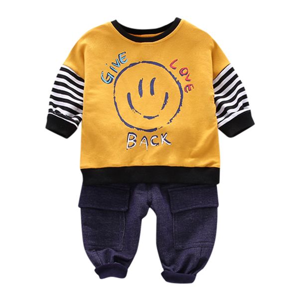 cute baby boy set clothes long sleeve stripe cartoon printed o-neck sweatshirt+solid pants outfits sets boys clothing set #lr1, White
cute baby boy set clothes long sleeve stripe cartoon printed o-neck sweatshirt+solid pants outfits sets boys clothing set #lr1, White