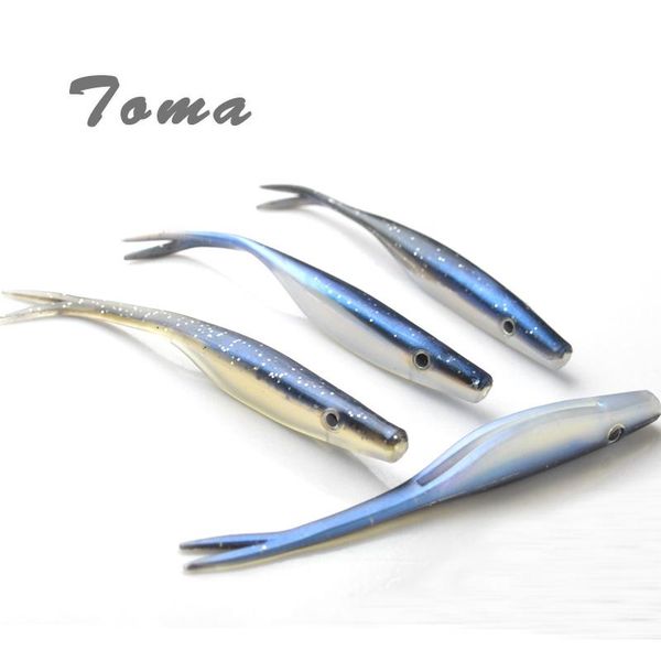 toma 4pcs/lot soft fish fork tail fishing lures artificial baits double color 6.5g 12cm soft lure bionic bait fishing tackle ioxxw
toma 4pcs/lot soft fish fork tail fishing lures artificial baits double color 6.5g 12cm soft lure bionic bait fishing tackle ioxxw