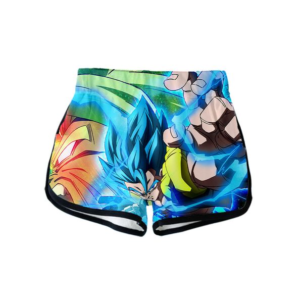 2019 new super: broly 3d print summer women casual harajuku cute girl shorts clothes, White;black
2019 new super: broly 3d print summer women casual harajuku cute girl shorts clothes, White;black