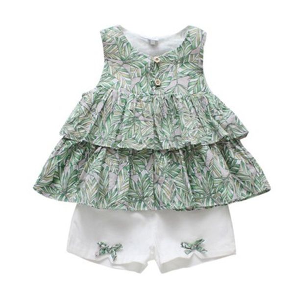 baby girl clothing лето новорожденные девушки лист печати жилет платье короткие наряды костюм принцесса девушка комплект одежды, White
baby girl clothing лето новорожденные девушки лист печати жилет платье короткие наряды костюм принцесса девушка комплект одежды, White