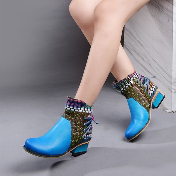 artdiya genuine leather women boots handmade riding fall and winter 2019 new fashion round-headed shoes tripper boots hg19-309, Black
artdiya genuine leather women boots handmade riding fall and winter 2019 new fashion round-headed shoes tripper boots hg19-309, Black