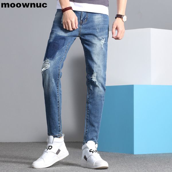 2019 spring men's fashion casual blue slim fit trousers elastic men jeans fashion classic denim skinny jeans mens
2019 spring men's fashion casual blue slim fit trousers elastic men jeans fashion classic denim skinny jeans mens