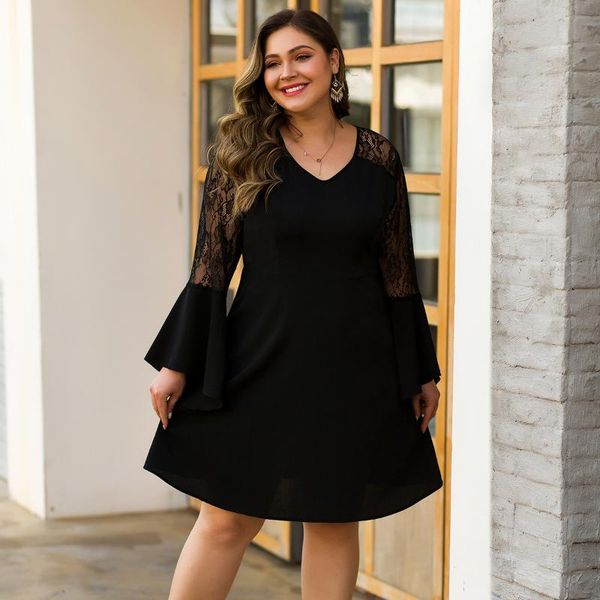 plus size black cocktail dresses a-line full sleeve ruffles v-neck see-through above knee lace short party gowns vestido coctel, White;black
plus size black cocktail dresses a-line full sleeve ruffles v-neck see-through above knee lace short party gowns vestido coctel, White;black