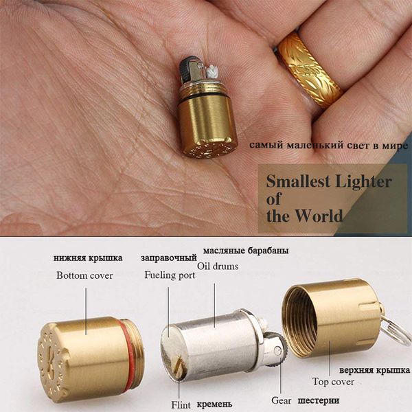 Новый Mini Компактный Керосин Зажигалка Capsule Бензин зажигалка Завышенные Key Chain Petrol Lighter Инструменты шлифовального круга Зажигалки Открытый
Новый Mini Компактный Керосин Зажигалка Capsule Бензин зажигалка Завышенные Key Chain Petrol Lighter Инструменты шлифовального круга Зажигалки Открытый