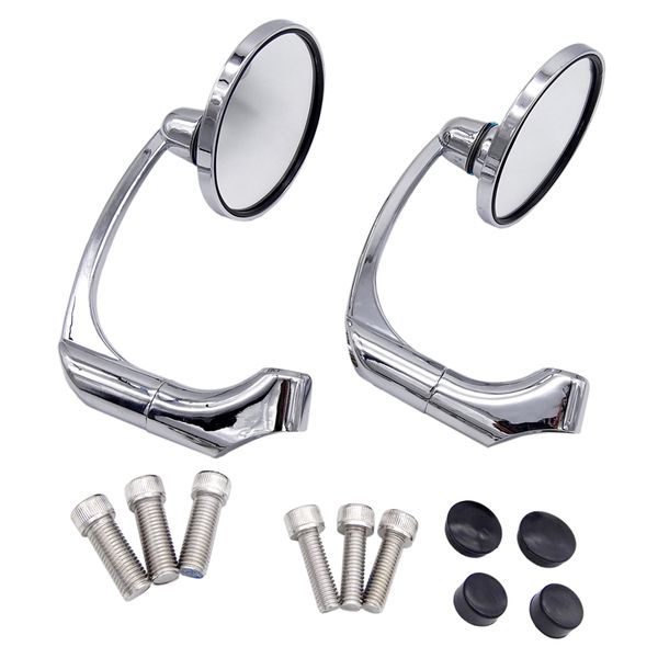1 pair 10mm motorcycle chrome round bar end scooter accessories rearview side mirror adjustable for cafe racer
1 pair 10mm motorcycle chrome round bar end scooter accessories rearview side mirror adjustable for cafe racer